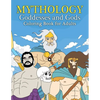 Mythology Goddesses and Gods Coloring Book for Adults: Fantasy Coloring Book Inspired by Greek Mythology of Ancient Greece - Paperback