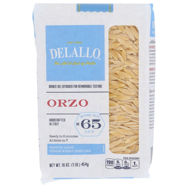 DELALLO: Orzo No. 65 Pasta, 16 oz