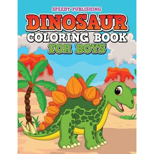 Dinosaur Coloring Book For Boys - Paperback