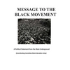 Message to the Black Movement - Paperback