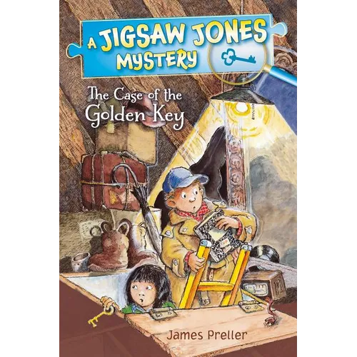 Jigsaw Jones: The Case of the Golden Key - Paperback