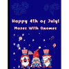 Happy 4th of July Mazes With Gnomes: Mazes For Kids Ages 7-12 - Paperback