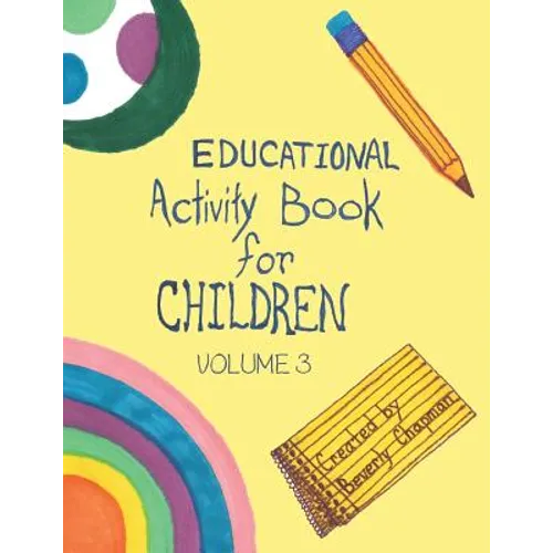 Educational Activity Book for Children Volume 3 - Paperback