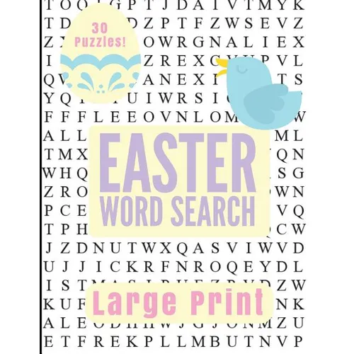Easter Large Print Word Search - Paperback