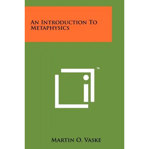 An Introduction To Metaphysics - Paperback