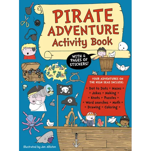Pirate Adventure Activity Book - Paperback