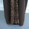 Lace-Panel Flared-Sleeve Open Abaya with Pockets(MOA332)