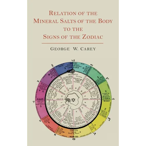 Relation of the Mineral Salts of the Body to the Signs of the Zodiac - Hardcover