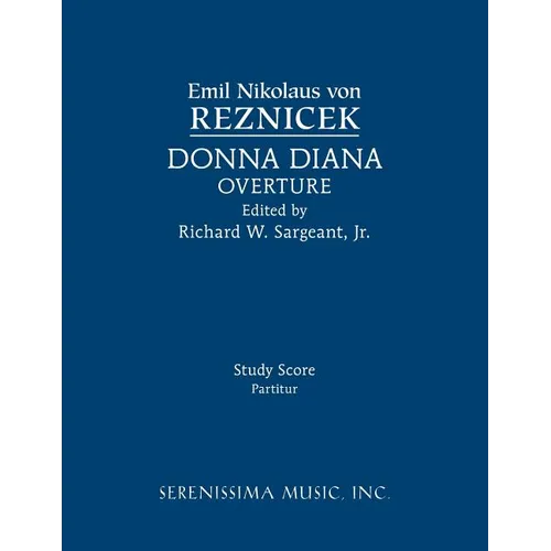 Donna Diana Overture: Study score - Paperback
