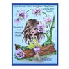 Lacy Sunshine's Rory's April Showers May Flowers Coloring Book Volume 36: Flowers, Sweet Big Eyed Girls, Floral Wreaths Inspirations - Paperback
