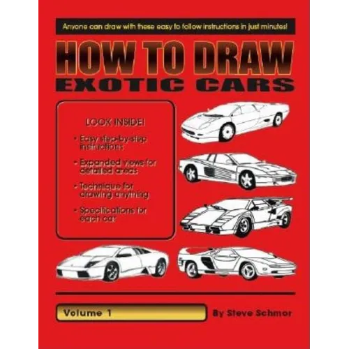 How to Draw Exotic Cars: Volume 1 - Paperback