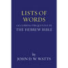 Lists of Words Occurring Frequently in the Hebrew Bible - Paperback