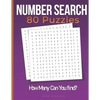 Number Search: Search and Find Number Puzzle Activity Book for Adults - Paperback