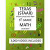 5th Grade TEXAS STAAR, MATH: 2019: 5th Grade Texas Assessment Academic Readiness MATH Test prep/study guide - Paperback