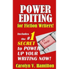 Power Editing For Fiction Writers: Includes the number 1 secret to power up your writing now! - Paperback