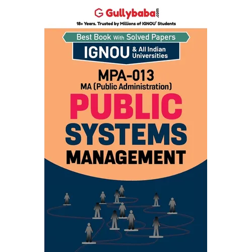 MPA-013 Public Systems Management - Paperback