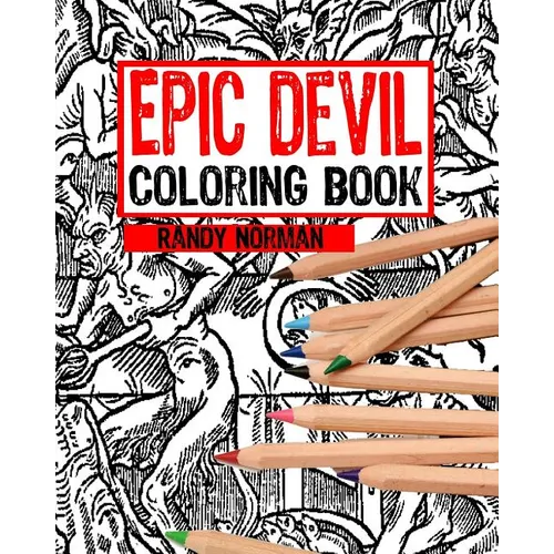 Epic Devil Coloring Book - Paperback