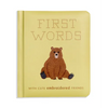 First Words with Cute Embroidered Friends: A Padded Board Book for Infants and Toddlers Featuring First Words and Adorable Embroidery Pictures - Board Book