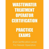 Practice Exams: Wastewater Treatment Operator Certification - Paperback