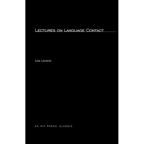Lectures on Language Contact - Paperback
