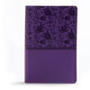 KJV Large Print Personal Size Reference Bible, Purple Leathertouch Indexed - Imitation Leather