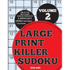 Large Print Killer Sudoku Volume 2: 100 killer sudoku puzzles in 5 difficulty levels - Paperback