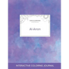 Adult Coloring Journal: Al-Anon (Turtle Illustrations, Purple Mist) - Paperback