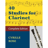 40 Studies for Clarinet (Book 1, Book 2) - Paperback
