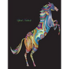 Spiral Notebook: Spiral Journal/ Notebook with Blank Pages - 100 Sheet, Horse Notebook, Size 8.5 x 11 - Paperback
