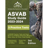 ASVAB Study Guide 2023-2024: 3 ASVAB Practice Tests and Exam Prep Book for All Military Branches (Marines, Navy, Army, Air Force, Coast Guard) [3rd - Paperback