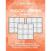 Sudoku Games for Adults Level: Hard - Paperback