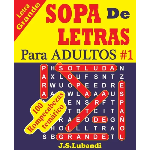 SOPA De LETRAS Para ADULTOS - Paperback