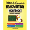 Print & Cursive Handwriting Workbook for Kids & Adults - Paperback