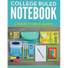 College Ruled Notebook - 5 Subject For Students - Paperback