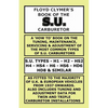 Floyd Clymer's Book of the S.U. Carburetor - Paperback