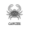Cancer: Coloring Book with Three Different Styles of All Twelve Signs of the Zodiac. 36 Individual Coloring Pages. 8.5 x 11 - Paperback