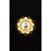 Glowing Golden Ring Yang-Yang Lotus Flower Diary, Journal, and/or Notebook: Perfect for Fans of Astrology, Dark Magic, Fantasy, Mindfulness, Occult, P - Hardcover