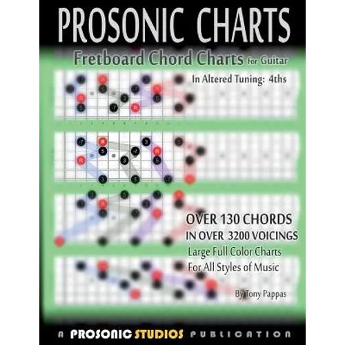 Fretboard Chord Charts for Guitar - In Altered Tuning: 4ths - Paperback