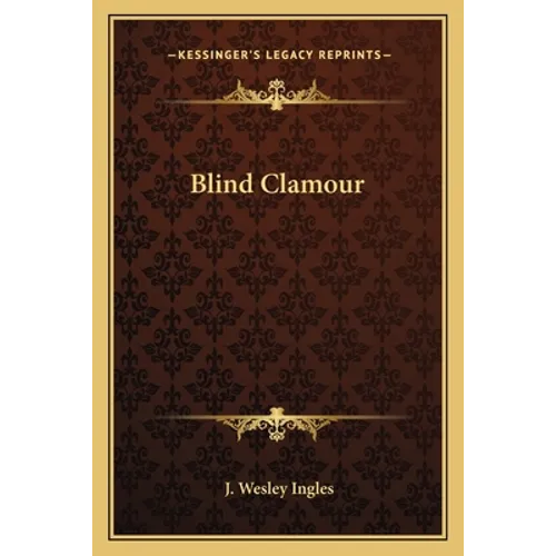 Blind Clamour - Paperback