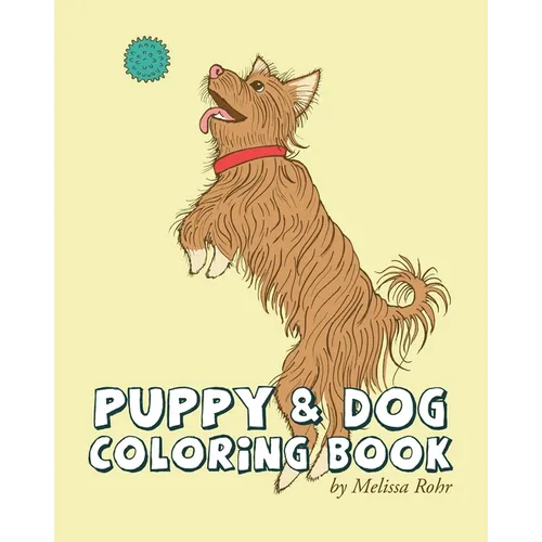 Puppy & Dog Coloring Book - Paperback