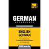 German vocabulary for English speakers - 5000 words - Paperback