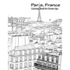 Paris, France Coloring Book for Grown-Ups 1 - Paperback