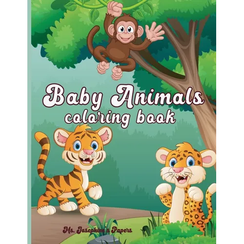 Baby Animals Coloring Book - Paperback