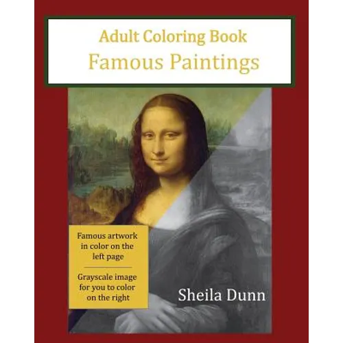 Famous Paintings: Adult Coloring Book - Paperback