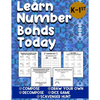 Learn Number Bonds Today: Addition and Subtraction Workbook For Kindergarten - First Grade Ages 4-7 - Compose Decompose Number Bonds - Paperback