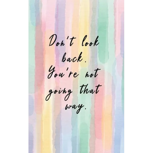 Internet Password Tracker: Usernames and Passwords Tracker Discreet Title on Spine Only - Watercolor Don't Look Back - Paperback