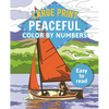 Large Print Peaceful Color by Numbers: Easy to Read - Paperback