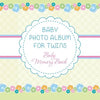 Baby Photo Album for Twins: Baby Memory Book - Paperback