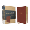 Niv, Wide Margin Bible (a Bible That Welcomes Note-Taking), Leathersoft, Brown, Red Letter, Comfort Print - Imitation Leather