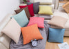 Jepeak Linen Throw Pillow Covers 16x24 Inch Pack of 2 Light Teal